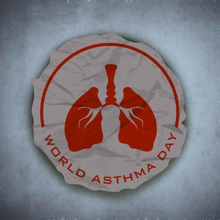 世界哮喘日图标